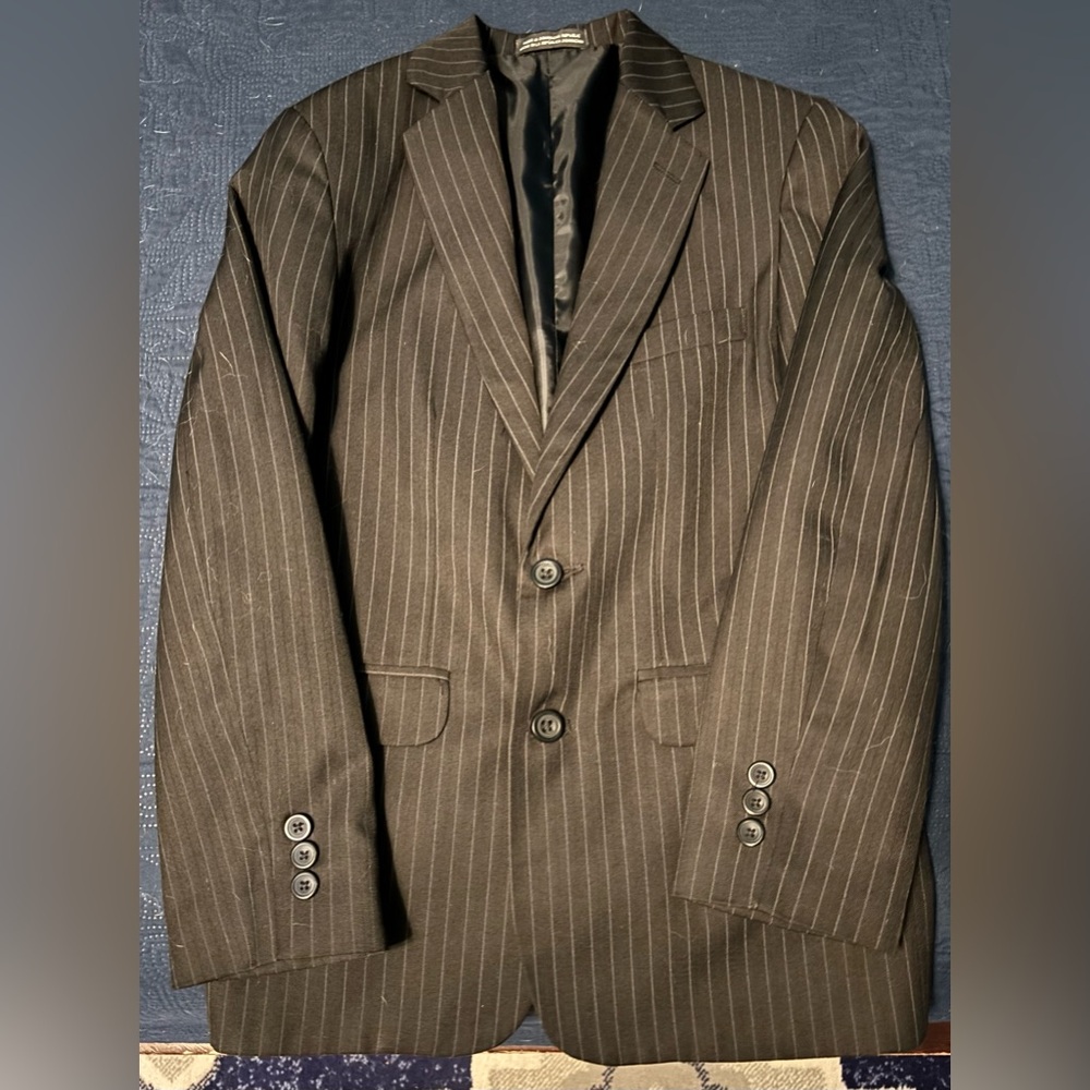 Dockers Youth Pinstripe Suit Jacket Size 12 Regular